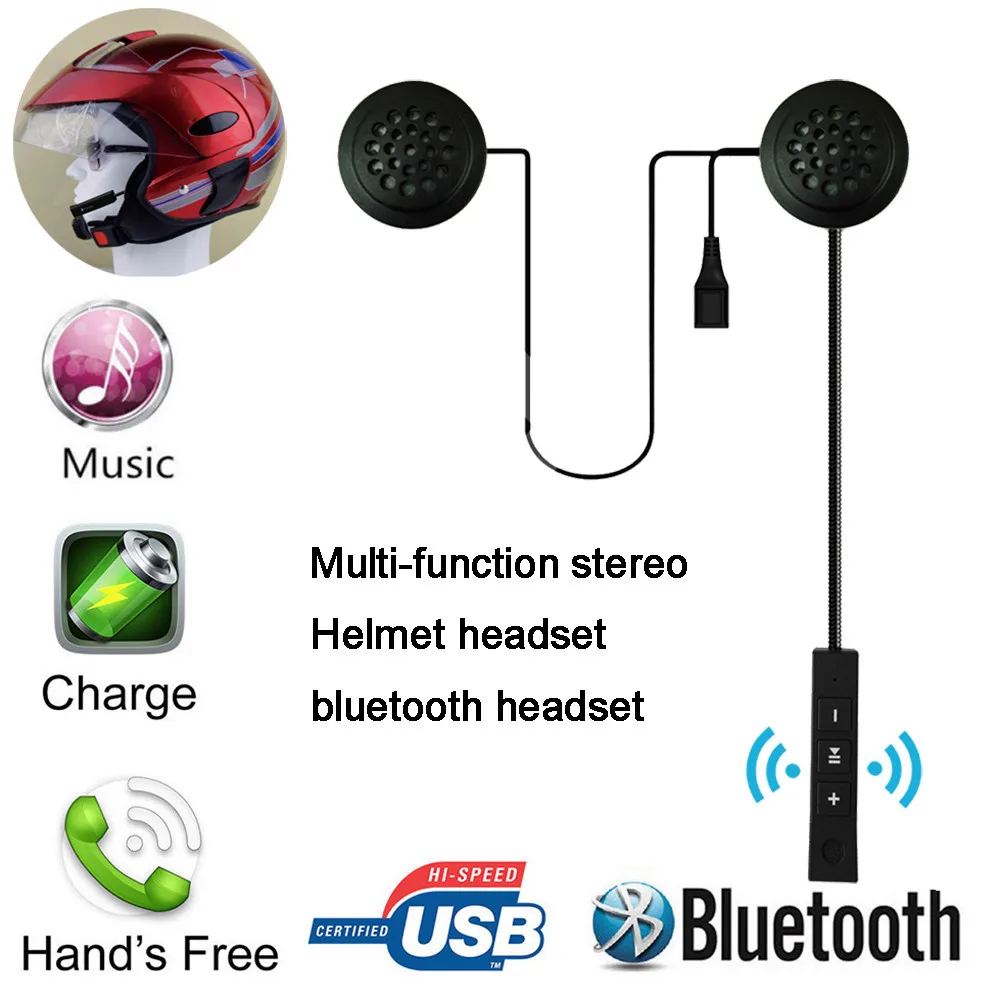 Мотоциклетный шлем беспроводная гарнитура Bluetooth 4 0 стерео наушники свободные
