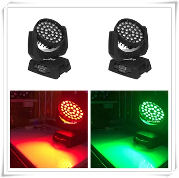 

6pcs/lot 36x10w lyre Zoom led Moving Head wash Light 4in1 led zoom moving head wash light