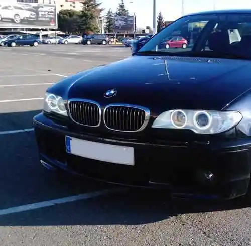 Супер яркие красные/зеленые/Ангельские глазки Halo светильник для BMW 3 серии E46 2D 2