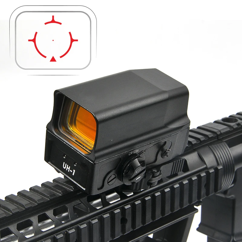 Оптический прицел UH1 Red Dot голографический для охотничьих прицелов 20 мм с USB