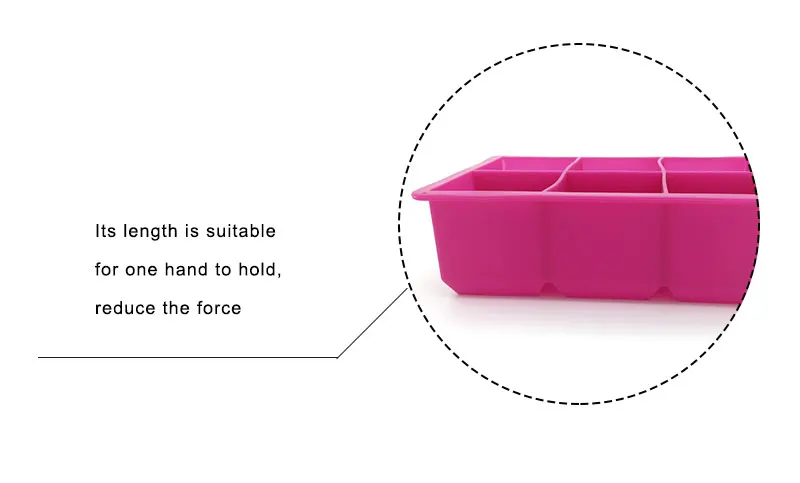 Подсластки силиконовые кубики льда розовый лоток форма для выпечки торта квадратная DIY домашнее мыло Форма для теста мороженое кухонный инструмент