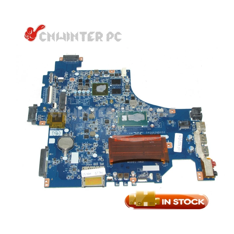 

NOKOTION A1971744A DA0HKDMB6D0 Main Board For Sony Vaio SVF15 Laptop Motherboard SR170 I5-4200 CPU DDR3L GT740M Video Card