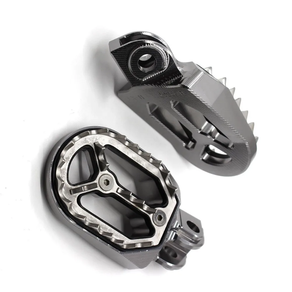 CNC MX Aluminum Dirt Bike Pit Motocross Foot Peg Foot Rests Pedal Footpeg For Husqvarna KTM 85cc-530cc All 2005 - 2015 Footrests CNC MX Aluminum Dirt Bike Pit Motocross Foot Peg Foot Rests Pedal Footpeg For Husqvarna KTM 85cc-530cc All 2005 - 2015 Footrests