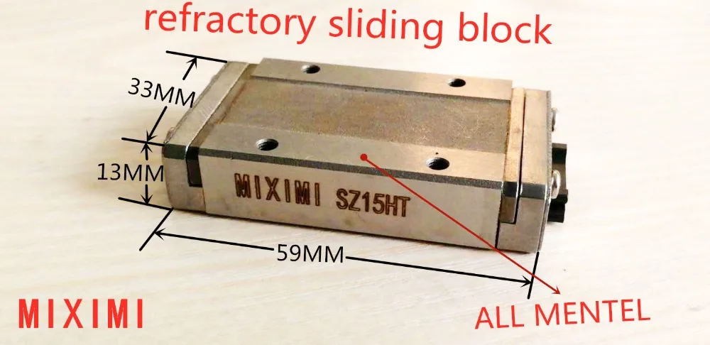 

MIXIMI HIGHTEMPERATURE&LENGTHENED&MICRO-sliding block SZ15HT HEATRESISTANT match linearguide HIWINMGN15H THKRSR15N MISUMISELB16T