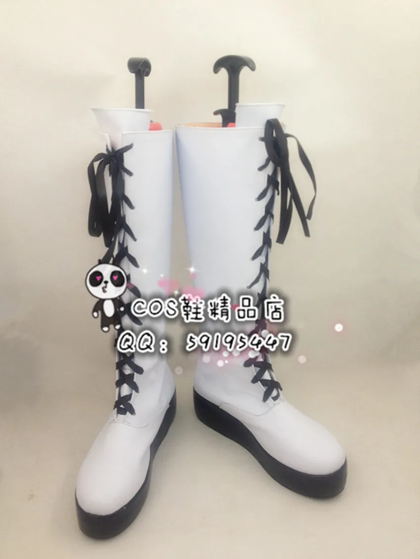 

Hitman Reborn Belphegor Thick Heel Halloween Cosplay Shoes Boots X002