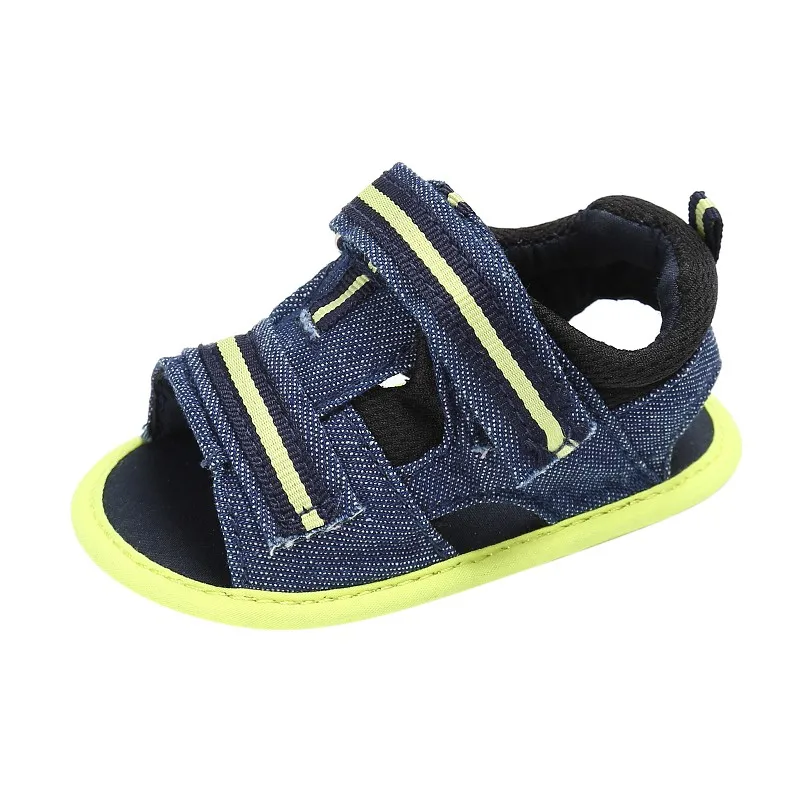 Красивые сандалии для маленьких мальчиков; Летние Дети Младенцы Малыши; парусиновая обувь для новорожденных; мягкая обувь; детская обувь - Цвет: Цвет: желтый