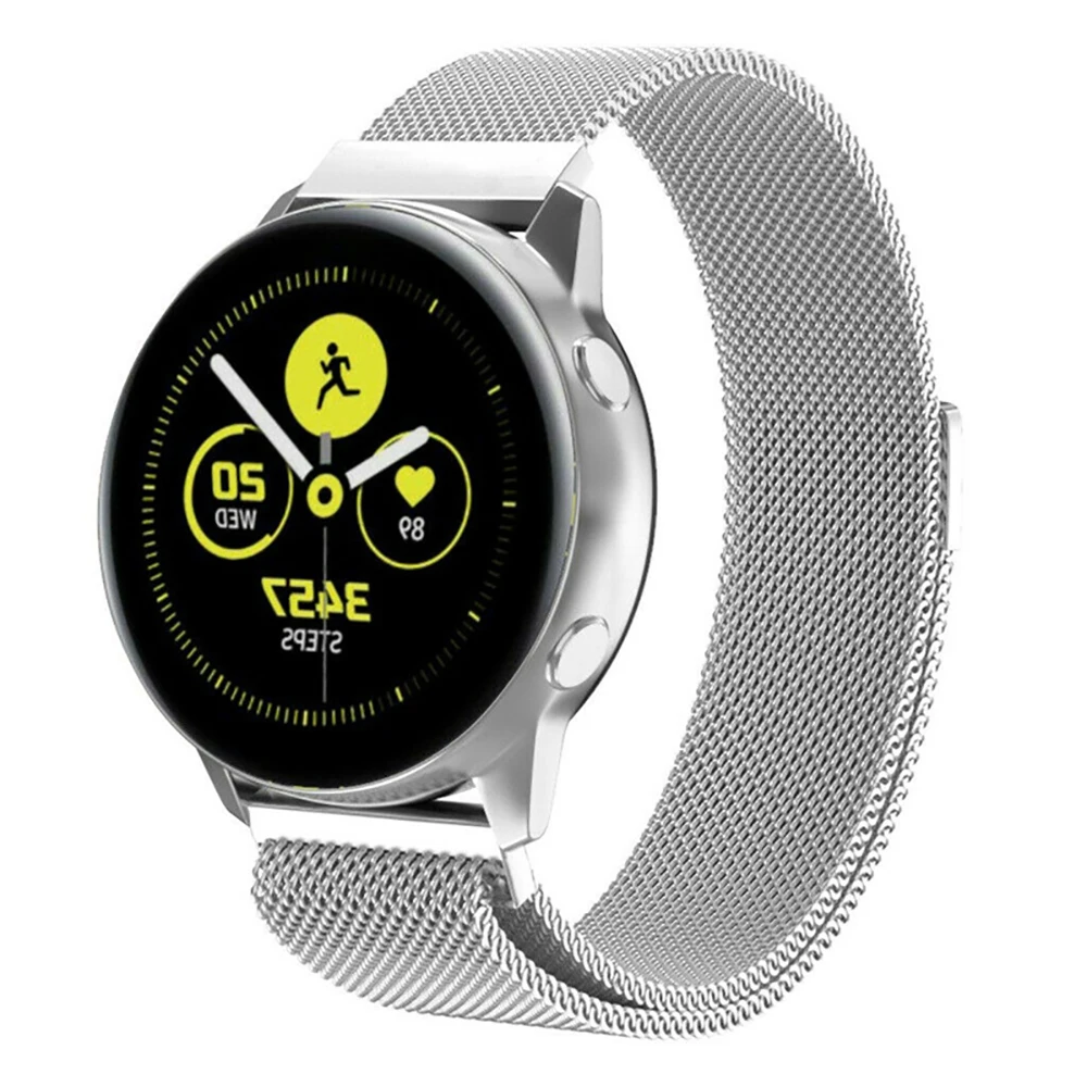 Сменный ремешок для часов Samsung Galaxy Active Watch Band 20 мм Milanese Loop | Электроника