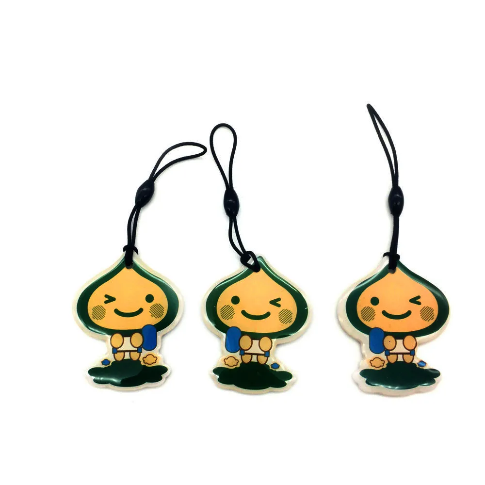 

10PCS RFID Duplicator Rewritable Copy Clone Blank Card keys Keychain 125KHZ T5577 Access Control Card Locker Keys For Copier