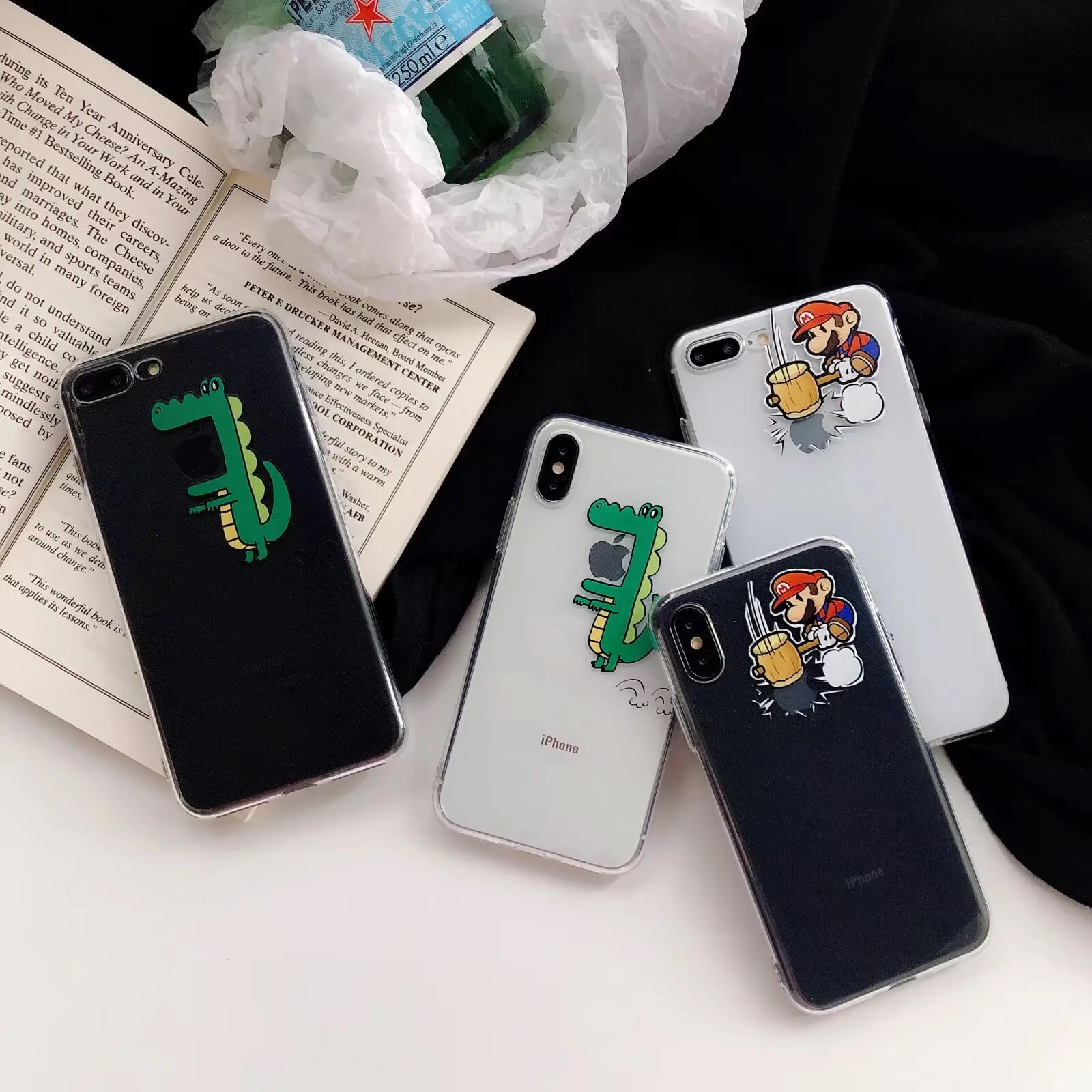 Забавный Супер Марио чехол для iphone Xs MAX Xr X 6 6s 8 7 plus задняя крышка мягкий
