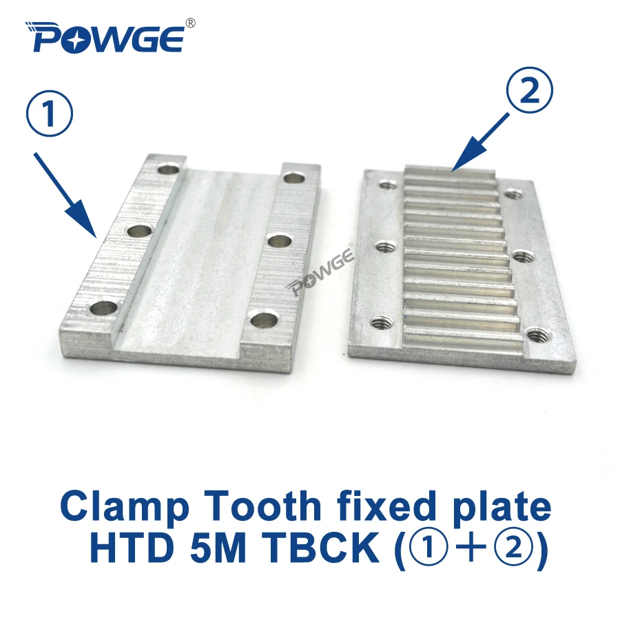 Powge Aluminum Combination Tbck Clamp Tooth Plate Htd 5m For Open Timing Synchronous Belt Fixed Connection Pressure Buckle Plate Transmission Belts Aliexpress
