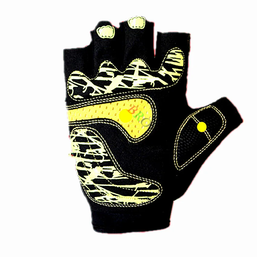 bright cycling gloves