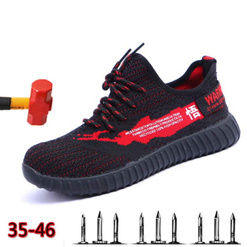 Dropshipping Men And Women Steel Toe Air Safety Boots Indestructible Ryder Shoes Puncture-Proof Work Sneakers Breathable Shoes Dropshipping Men And Women Steel Toe Air Safety Boots Indestructible Ryder Shoes Puncture-Proof Work Sneakers Breathable Shoes
