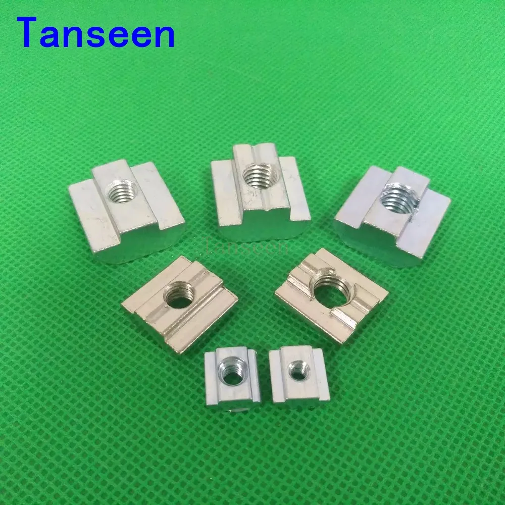 

45 Series (18 opposite) T Sliding Nuts M4 / M5 / M6 / M8 / M10 for 45 seies Aluminum Extrusion Profiles,50pcs/lot.