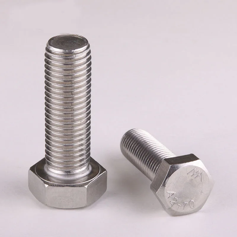 

15PCS Outer Stainless Steel 304 Hex Bolt Hex Screw The Whole Tooth Hex M4 *20