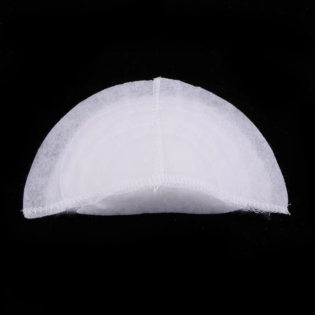5 Pairs White Cotton Shoulder Pads insert Suits Sew in for Women Men