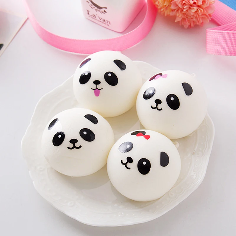 20 шт./компл. анти стресс мягкой 4 см панда Squishies милые мягкие комплект Jumbo медведь