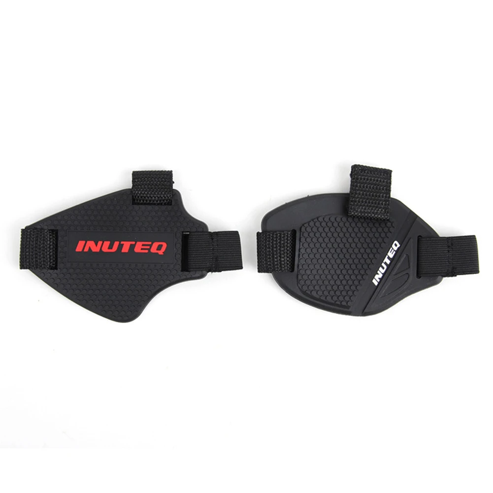 Almohadilla de cambio de engranaje de goma suave botas de motocicleta promedio Shifter ciclismo Protector de zapato ajustable montar moto antideslizante