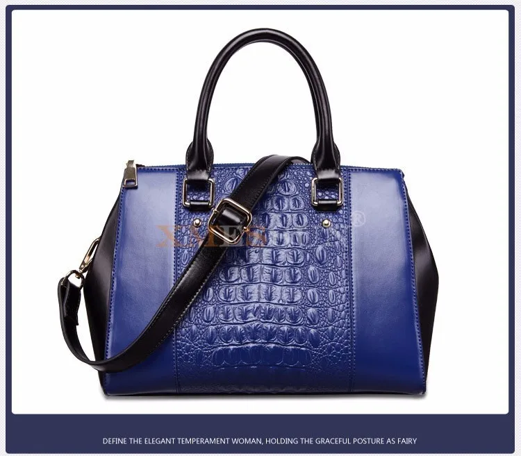 Пояса из натуральной кожи сумка Для женщин Роскошные дизайнерские сумки Высокое качество Tote Мода шаблон крокодил плеча сумку L65