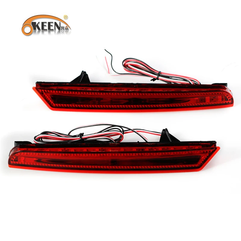 

OKEEN LED Car Tail Rear Bumper Lamp For Honda Odyssey 2009 2010-2014 Backup Tail Rear Reflector stop Brake Light Fog Lights