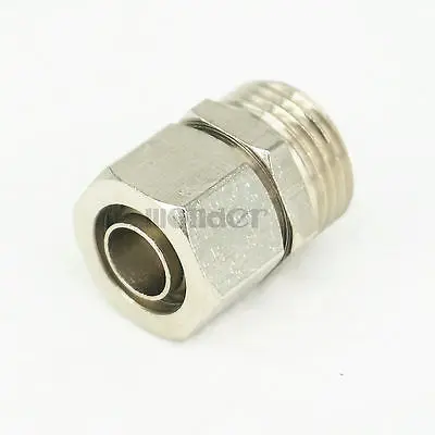 3/8&quot BSP male Thread to Qucik fit For 16x12mm O/DxI/D Hose Elbow Brass Pneumatic Pipe Coupler Fitting Connector Adapter |