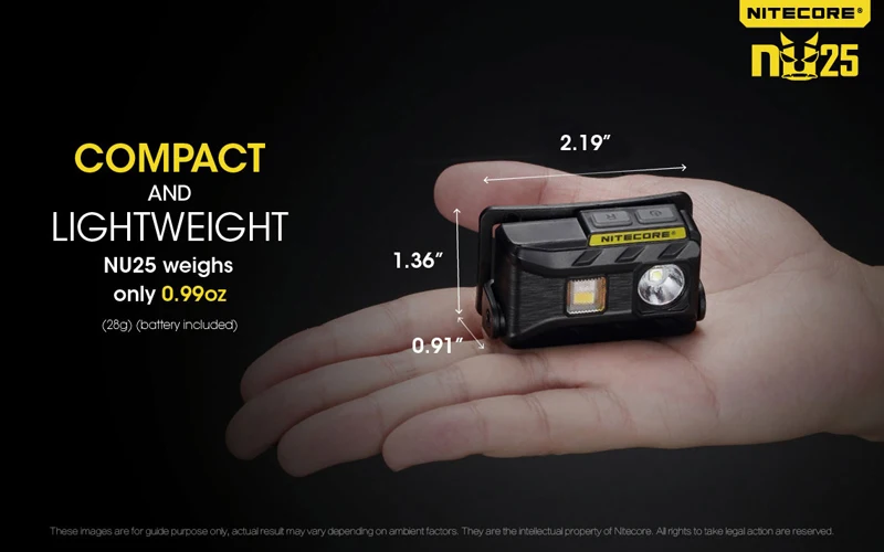 Nitecore NU25 Micro-USB Rechargeable Headlamp (28)