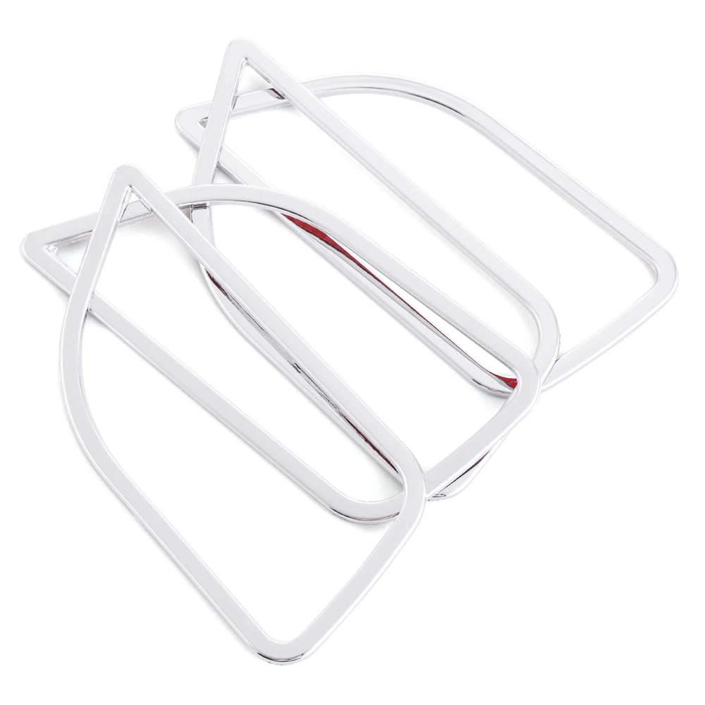 

Car styling ,ABS Chrome trim door handle cover interior decoration ring sticker For KIA RIO K2 2011 2012 2013 2014