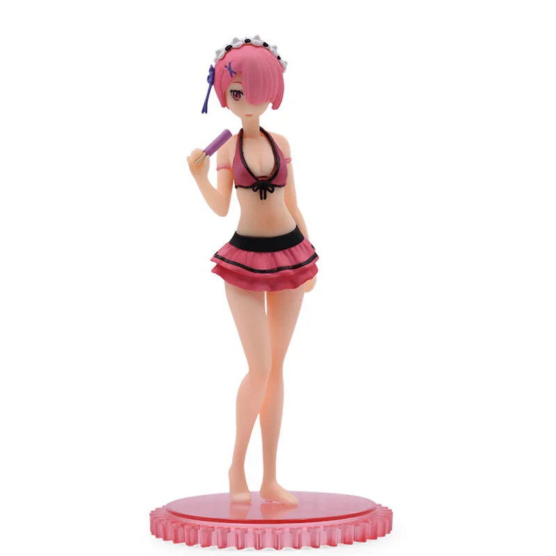 

Anime Water Ver Anime Re : Life In A Different World From Zero Ram Rem PVC Action Figure Doll Collectible Model Toy