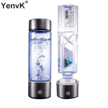 

500ML Hydrogen Generator Cup Portable Water Ionizer Filter Pure H2 PEM Rich Hydrogen alkaline Bottle Electrolysis Drink Health