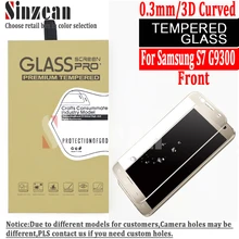 Sinzean, 50 шт в наборе, S7 G9300 3D полное покрытие закаленное стекло для samsung galaxy S7 накладка 3D Защитное стекло для экрана
