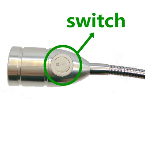 12V headboard reading lamp
