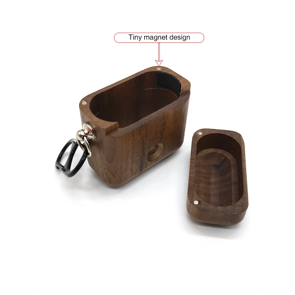 Настоящие деревянные чехлы Чехол для Airpods TWS Bluetooth i10 i12 чехол деревянный ящик пыленепроницаемый натуральный чехол ручной работы для Apple Airpods