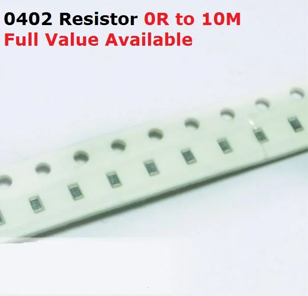 

500PCS/lo SMD Chip 0402 Resistor 6.2R/6.8R/7.5R/8.2R/9.1R/ 5% Resistance 6.2/6.8/7.5/8.2/9.1/Ohm Resistors 6R2 6R8 7R5 8R2 9R1 K