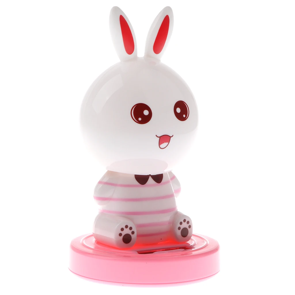 Kids Solar Powered Waving Hands Fortune Cat Kitten Animal Swinging Toy Car Home Ornament Decor Kids Xmas Gifts Gag Prank Toys