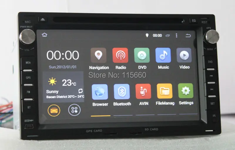 Android 4.4 Quad core car DVD for VW Volkswagen old models 2