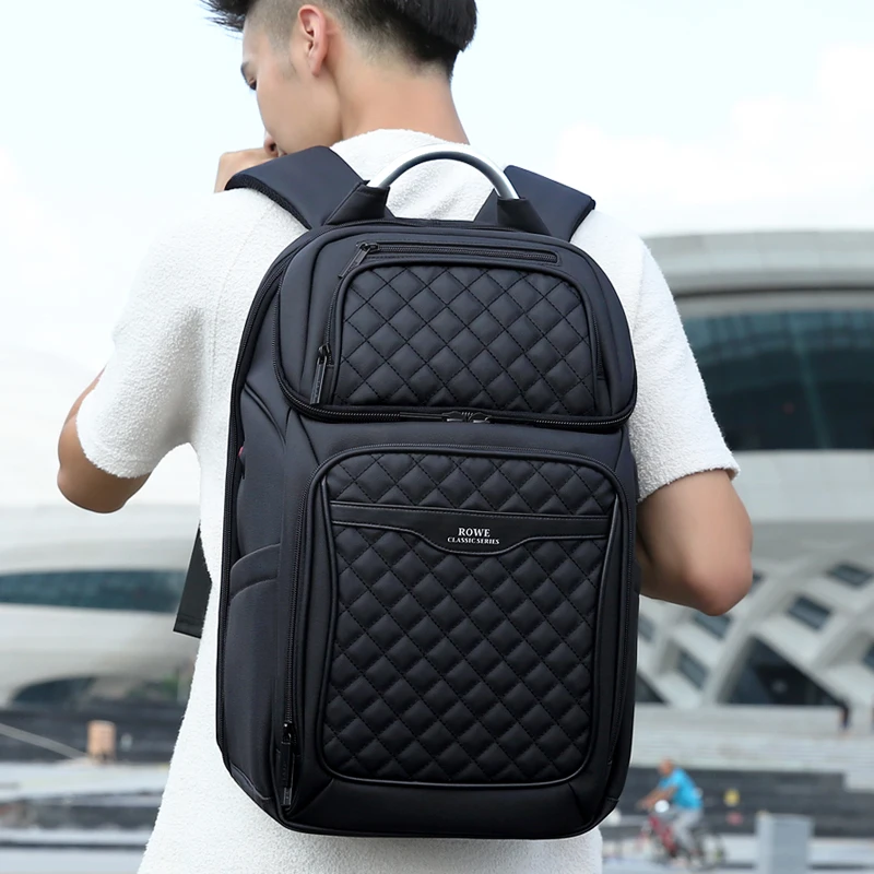 FRN hombres Mochila multifunción USB 17 pulgadas portátil Mochila de negocios de moda de gran capacidad impermeable Mochila de viaje para los hombres FRN hombres Mochila multifunción USB 17 pulgadas portátil Mochila de negocios de moda de gran capacidad impermeable Mochila de viaje para los hombres