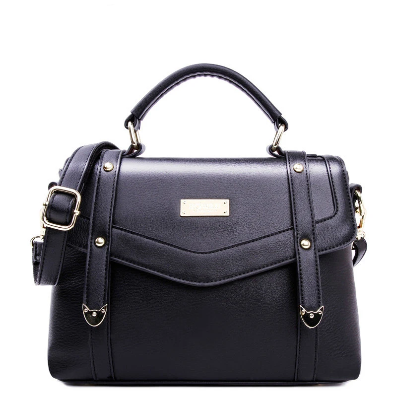 Solid Color Simple Messenger Bag Fashion All match Ladies Retro Shoulder Bag Occident Style Women Vintage
