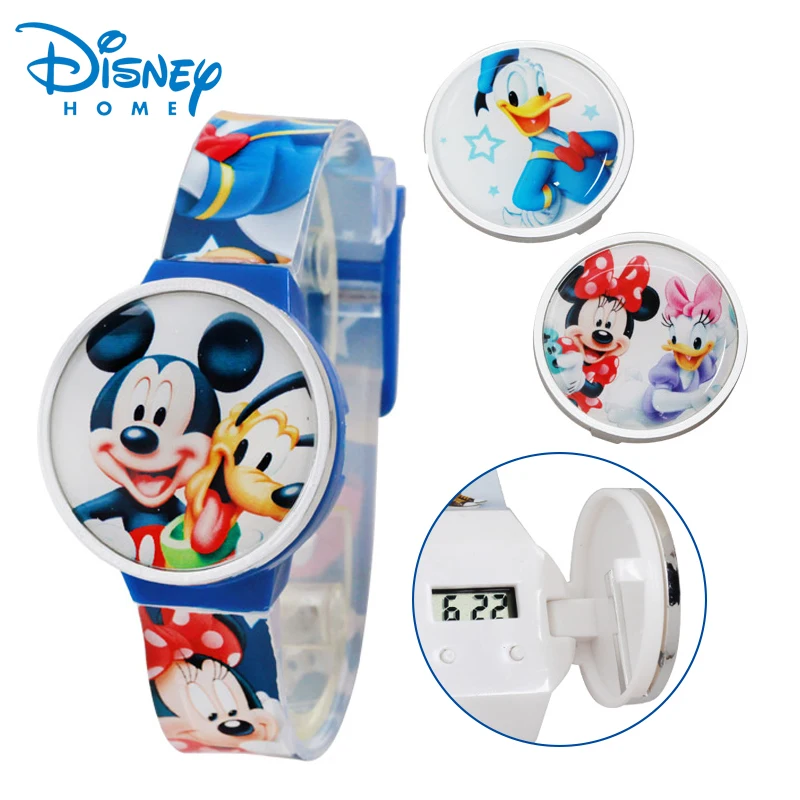 

Disney Digital Watch Mickey Mouse Fashion Children Watches For Boys Girls Silicone Strap Digital Watch For Kids Children 8900481