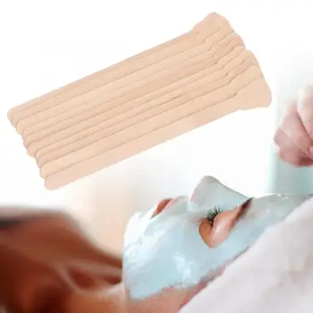 

Wooden Wax Spatula Depressor Disposable Mask Hair Removal Cream Applicator Hair Remover