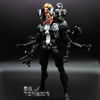 

Marvel Universe Garage kit Secondhand 20cm Spider-man 2 - Venom Black Action Figure Collectible PVC Model Loose Toy Gifts