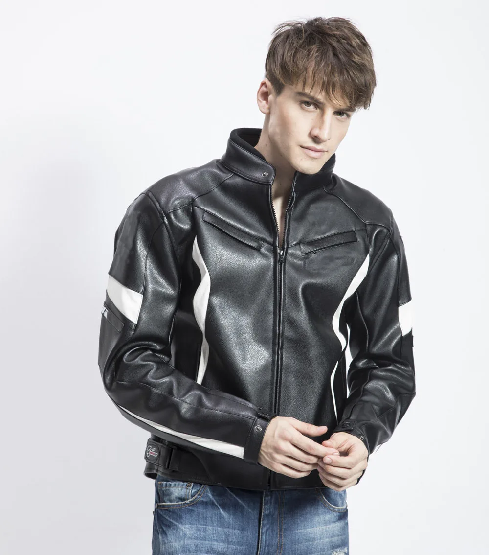 

motocross racing Leather Jacket Dai Warm Motorcycle Bike Riding Jacket Coat For 4 seasons