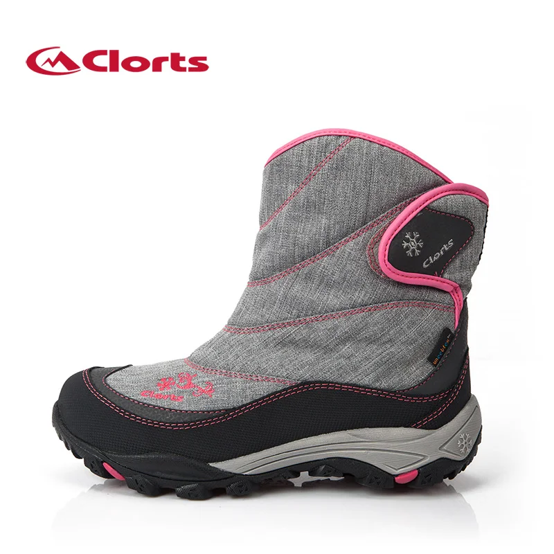 

Clorts Women Waterproof Snow Shoes -30 Thermal Hiking Boots Snow Boots Warm Outdoor Walking Hiking Shoes Women Trekking Shoes