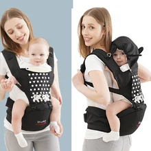 Disney дышащий эргономичный рюкзак переносная детская Хипсит для переноски детей кучи с отсасывающей подкладкой слинг для малышей