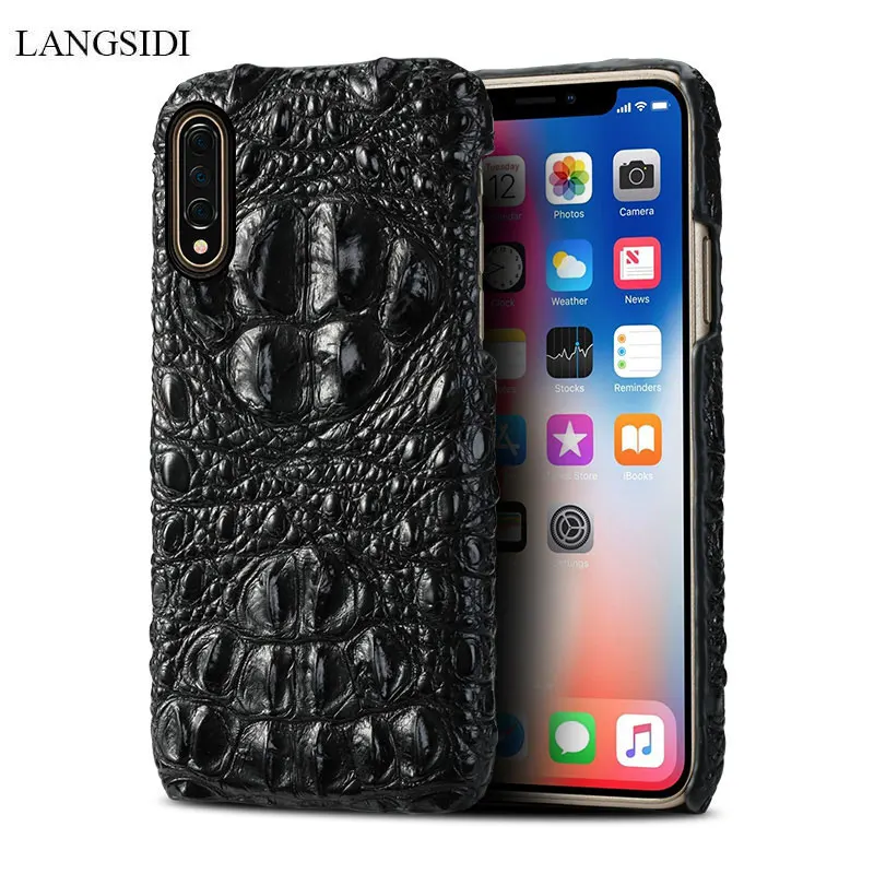 Оригинальный чехол из крокодиловой кожи для Xiaomi 9 SE Mi 8 чехлы Explore Lite A2 Роскошный