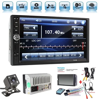 

20Pcs/Lot 7 Inch HD Touch Screen Bluetooth Car Mp5 Player FM Radio Receiver Music Player With Car Rear View Camera