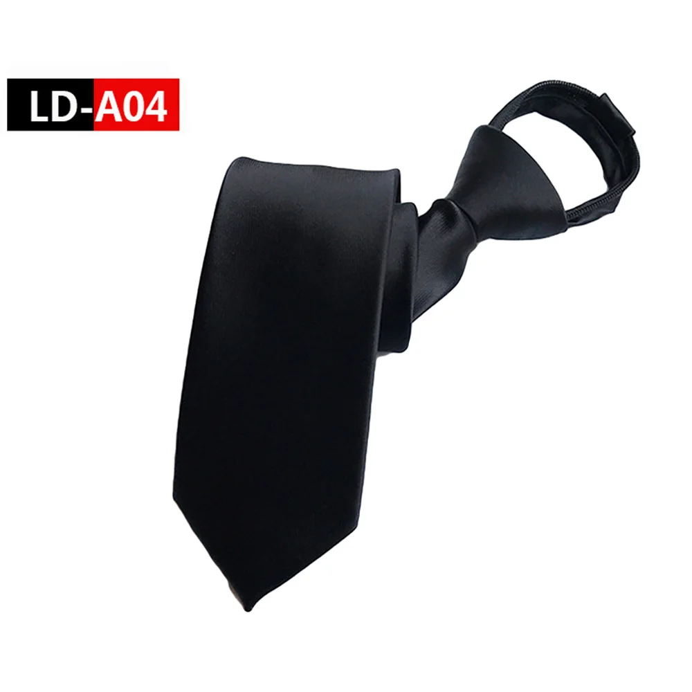 Мужской деловой Полосатый галстук на широкой молнии для свадебной вечеринки, высокое качество, предварительно завязанный Галстук BWTHZ0313 - Цвет: LD-A04