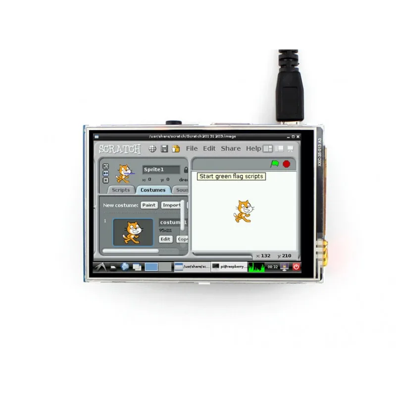

Modules 3.5inch RPi LCD (B) Touch Screen IPS TFT Display for all Raspberry Pi