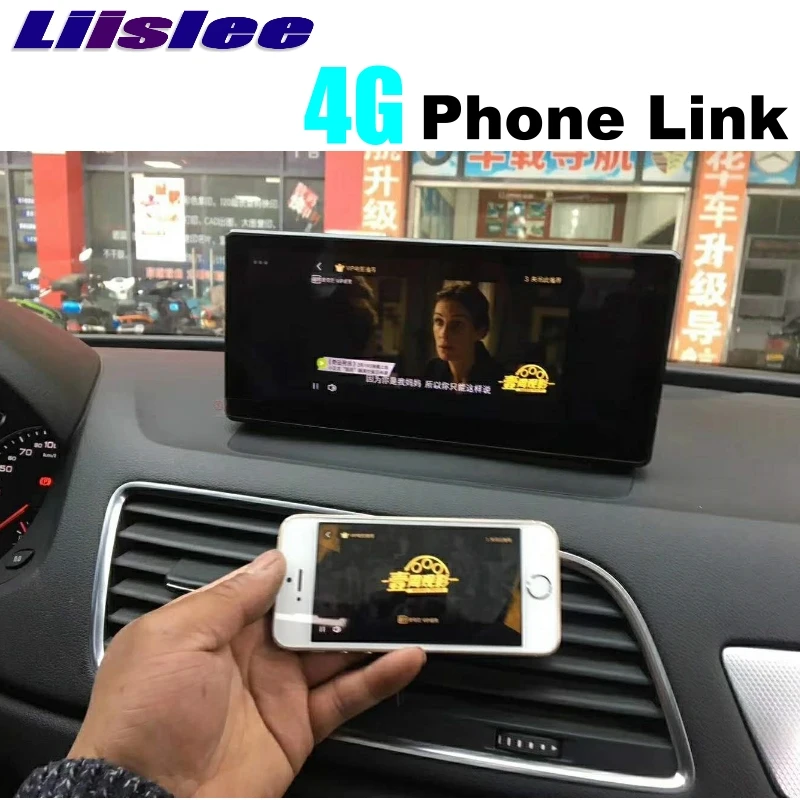 Cheap For Audi Q3 8U RS 2011~2018 Original Car Style Liislee Car Multimedia Player NAVI Radio 8.8 inch 4G GPS Navigation 1