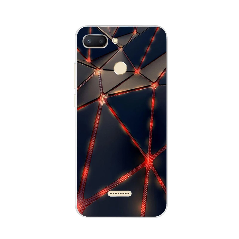Силиконовый чехол для Xiaomi Redmi 6 с полной защитой мягкая задняя крышка из ТПУ Redmi6