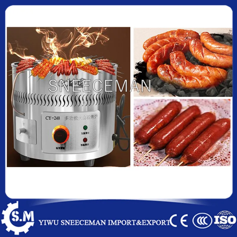 electric Lava rock sausage grill machinein Food Processors from Home