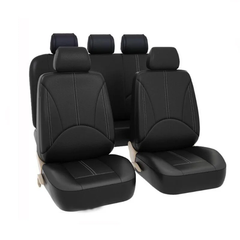 

Leather car seat cover covers auto accessories for toyota avensis chr C-HR YARiS L fj cruiser ssang yong korando kyron rexton